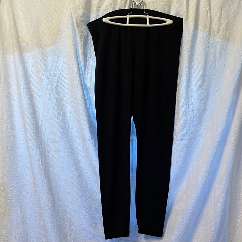 Soma Black Women's Pajama essential Leggings size large - Picture 2 of 4